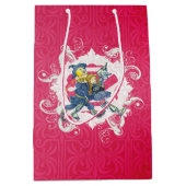 ヴィンテージ魔法使いオズクリスマス抱き枕 ミディアムペーパーバッグ (正面)