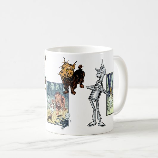 ヴィンテージ魔法使いオズ童話キャラクター コーヒーマグカップ (正面右)