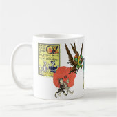 ヴィンテージ魔法使いオズ童話キャラクター コーヒーマグカップ (左)