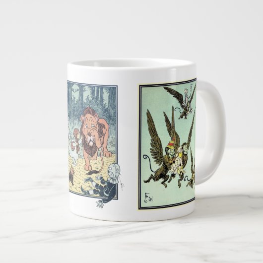 ヴィンテージ魔法使いオズ童話キャラクター ジャンボコーヒーマグカップ (正面右)