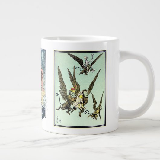 ヴィンテージ魔法使いオズ童話キャラクター ジャンボコーヒーマグカップ (右)
