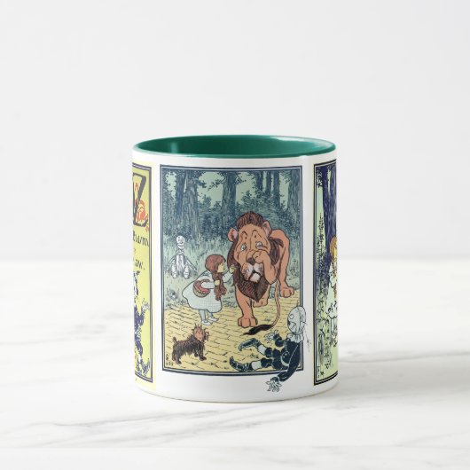 ヴィンテージ魔法使いオズ童話キャラクター マグカップ (中央)