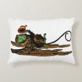 ヴィンテージ魔法使いオズ飛んでいるハット アクセントクッション (正面)