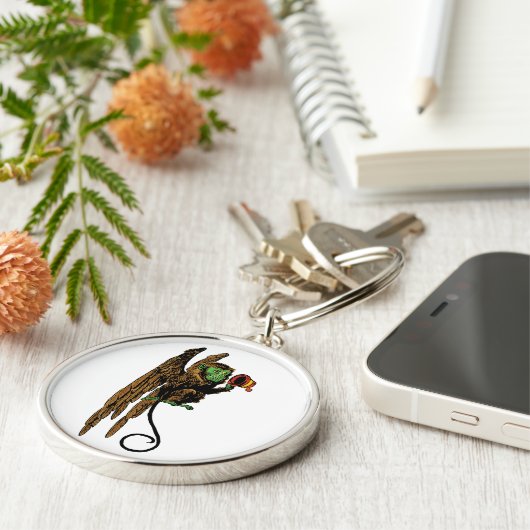 ヴィンテージ魔法使いオズ飛んでいるハット キーホルダー (側面)