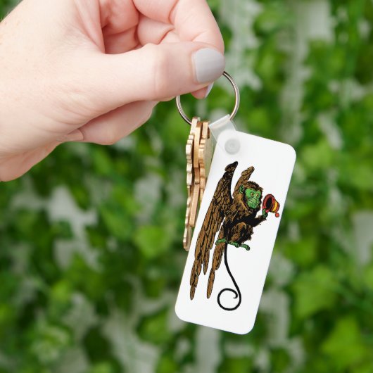 ヴィンテージ魔法使いオズ飛んでいるハット キーホルダー (手)