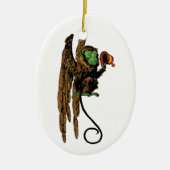 ヴィンテージ魔法使いオズ飛んでいるハット セラミックオーナメント (正面)