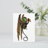 ヴィンテージ魔法使いオズ飛んでいるハット ポストカード (スタンド正面)