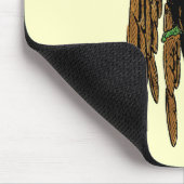 ヴィンテージ魔法使いオズ飛んでいるハット マウスパッド (コーナー)