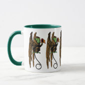 ヴィンテージ魔法使いオズ飛んでいるハット マグカップ (左)