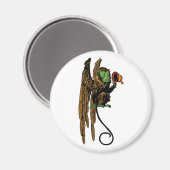 ヴィンテージ魔法使いオズ飛んでいるハット マグネット (正面/裏面)