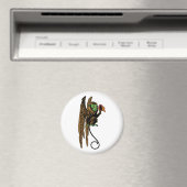 ヴィンテージ魔法使いオズ飛んでいるハット マグネット (インサイチュ (食洗機))