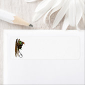 ヴィンテージ魔法使いオズ飛んでいるハット ラベル (インサイチュ)