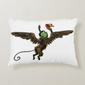 ヴィンテージ魔法使いオズ飛んでいる悪魔 アクセントクッション (正面)