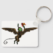 ヴィンテージ魔法使いオズ飛んでいる悪魔 キーホルダー (正面)