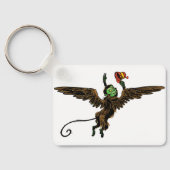 ヴィンテージ魔法使いオズ飛んでいる悪魔 キーホルダー (裏面)