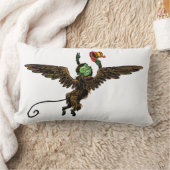 ヴィンテージ魔法使いオズ飛んでいる悪魔 ランバークッション (ブランケット)