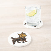 ヴィンテージ魔法使いオズ、かわいい子犬トト コースター (側面)