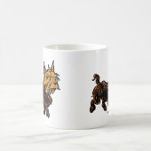 ヴィンテージ魔法使いオズ、かわいい子犬トト コーヒーマグカップ (中央)