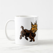 ヴィンテージ魔法使いオズ、かわいい子犬トト コーヒーマグカップ (左)