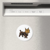 ヴィンテージ魔法使いオズ、かわいい子犬トト マグネット (インサイチュ (食洗機))