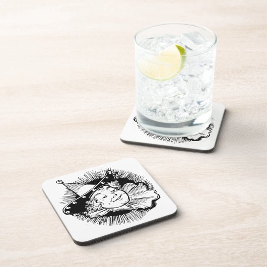 ヴィンテージ魔法使いオズ、ウーマンチキンポートレート コースター (右側)