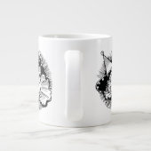 ヴィンテージ魔法使いオズ、ウーマンチキンポートレート ジャンボコーヒーマグカップ (裏面)