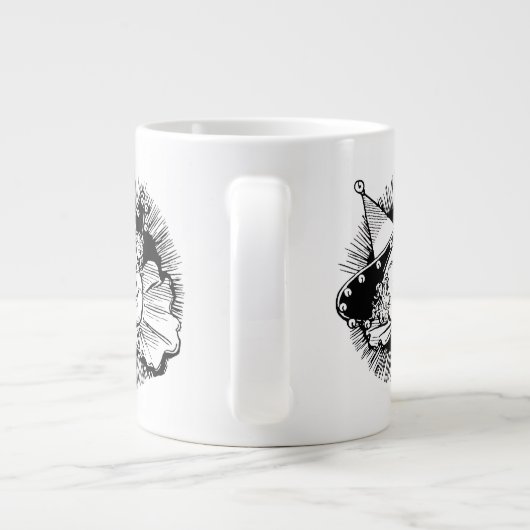 ヴィンテージ魔法使いオズ、ウーマンチキンポートレート ジャンボコーヒーマグカップ (裏面)