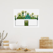 ヴィンテージ魔法使いオズ、エメラルドの都 ポスター (キッチン)