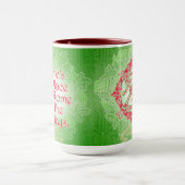 ヴィンテージ魔法使いオズ・クリスマスコーヒーマグ マグカップ (中央)