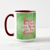 ヴィンテージ魔法使いオズ・クリスマスコーヒーマグ マグカップ (左)