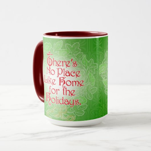 ヴィンテージ魔法使いオズ・クリスマスコーヒーマグ マグカップ (正面左)