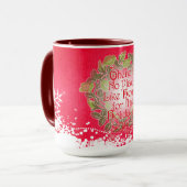 ヴィンテージ魔法使いオズ・クリスマスコーヒーマグ マグカップ (正面左)