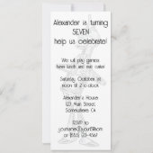 ヴィンテージ魔法使いオズ,ティンマンハート誕生日パーティー 招待状 (裏面)