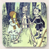 ヴィンテージ魔法使いオズ、ドロシーとティンマンが出会う コースター (正面)