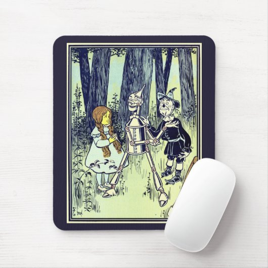 ヴィンテージ魔法使いオズ、ドロシーとティンマンが出会う マウスパッド (マウス)