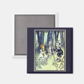 ヴィンテージ魔法使いオズ、ドロシーとティンマンが出会う マグネット (正面/裏面)