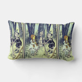 ヴィンテージ魔法使いオズ、ドロシーとティンマンが出会う ランバークッション (裏面)