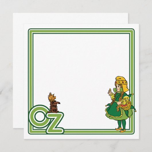 ヴィンテージ魔法使いオズ;ドロシーとトト (正面/裏面)