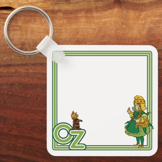 ヴィンテージ魔法使いオズ;ドロシーとトト キーホルダー (正面)
