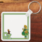 ヴィンテージ魔法使いオズ;ドロシーとトト キーホルダー (裏面)