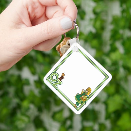 ヴィンテージ魔法使いオズ;ドロシーとトト キーホルダー (手)