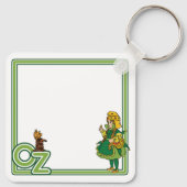 ヴィンテージ魔法使いオズ;ドロシーとトト キーホルダー (裏面)