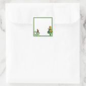 ヴィンテージ魔法使いオズ;ドロシーとトト スクエアシール (バッグ)