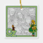 ヴィンテージ魔法使いオズ;ドロシーとトト セラミックオーナメント (正面)