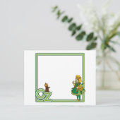 ヴィンテージ魔法使いオズ；ドロシーとトト ポストカード (スタンド正面)