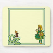 ヴィンテージ魔法使いオズ;ドロシーとトト マウスパッド (正面)