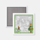 ヴィンテージ魔法使いオズ;ドロシーとトト マグネット (正面/裏面)