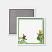 ヴィンテージ魔法使いオズ；ドロシーとトト マグネット (正面/裏面)