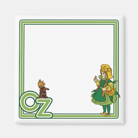 ヴィンテージ魔法使いオズ；ドロシーとトト マグネット (正面)