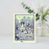 ヴィンテージ魔法使いオズ、ドロシーとマンチキンたち ポストカード (スタンド正面)